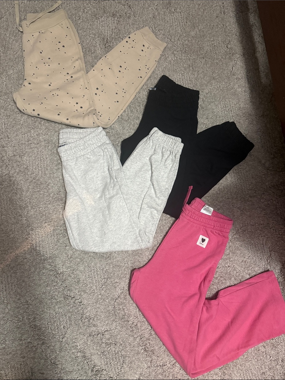 Old Navy Kids Sweatpants Set - Pink, Gray, Black, Cream Star